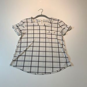 White and black Blouse